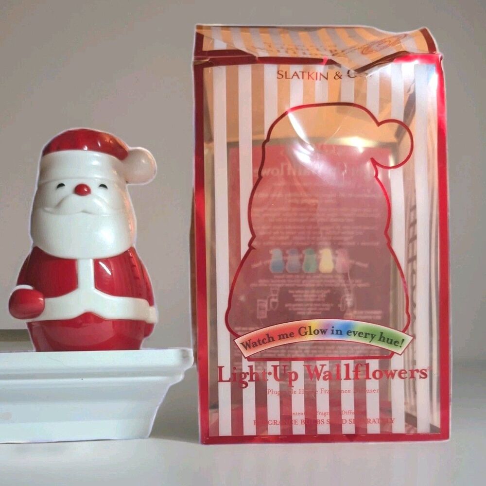 NEW Bath & Body Works Santa Claus Change Color Wallflower Fragrance Plug In Unit